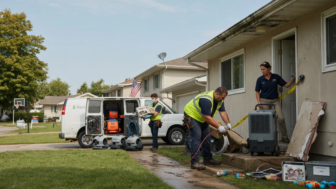 Water Damage Restoration in New Berlin, IL near me